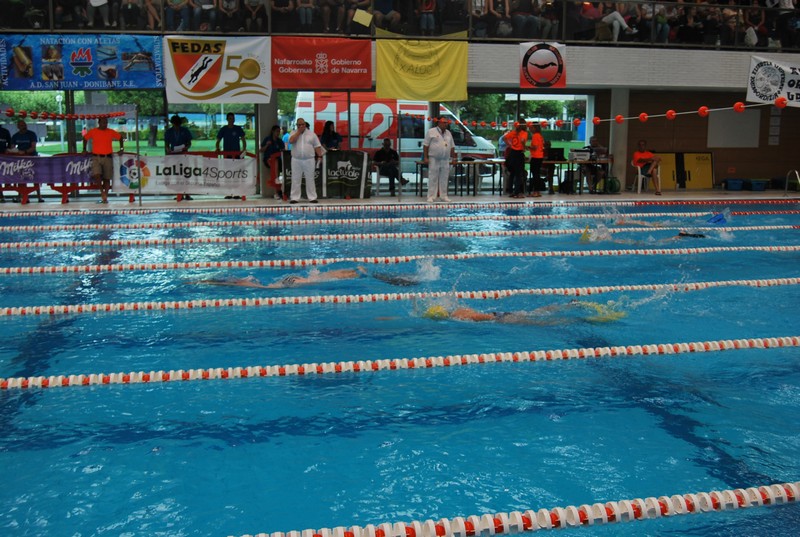 Navarra impone su ley bajo el agua en el Campeonato de España Infantil y Cadete